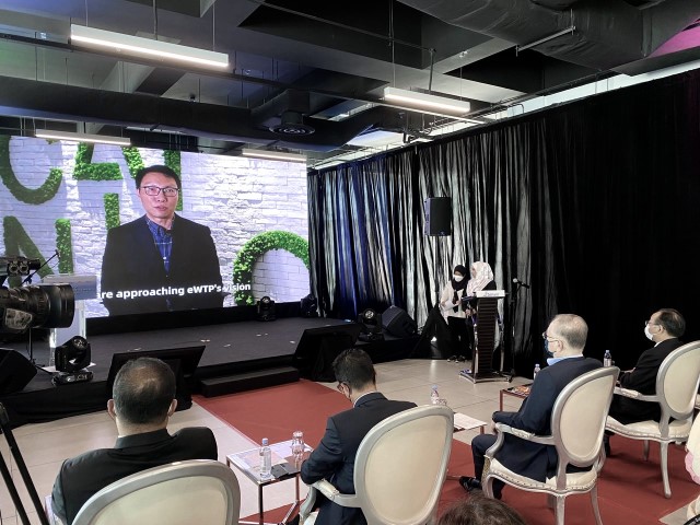 Wan Lin, CEO of Alibaba Group’s logistics arm Cainiao Network gave a video speech on behalf of Alibaba Group at the event.