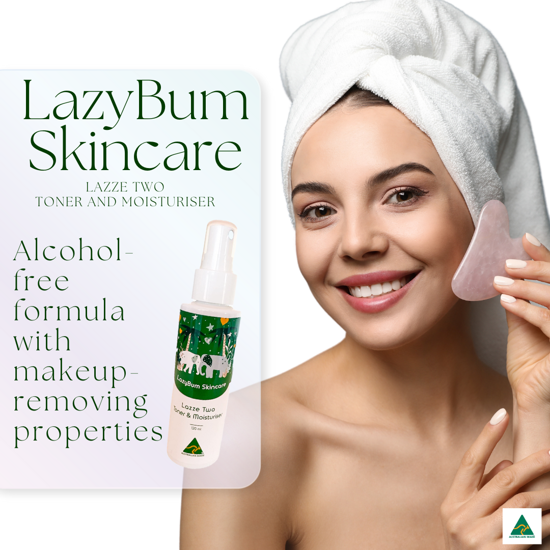 LazyBum Skincare Lazze Two-in-One Toner and Moisturiser